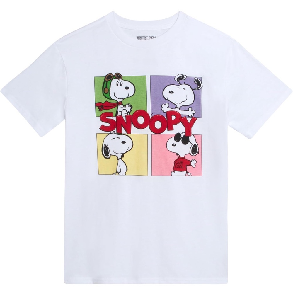 ✂️NWT Peanuts Snoopy Short Sleeve Tee - Picture 6 of 6